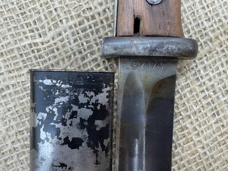 Wermacht Heer Bajonet K98 S/174 WW2 1937