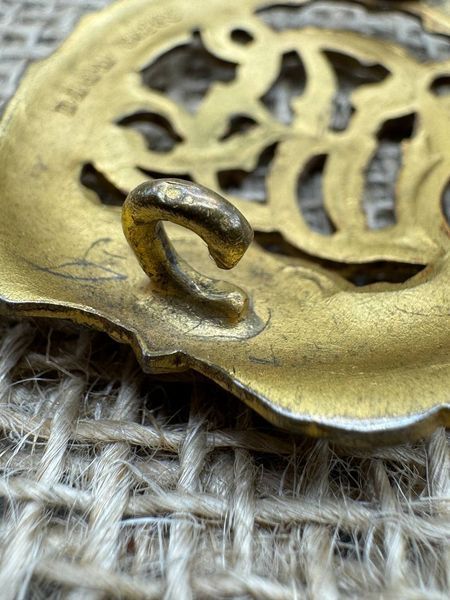 DRL sports badge, 1st class, gold-plated