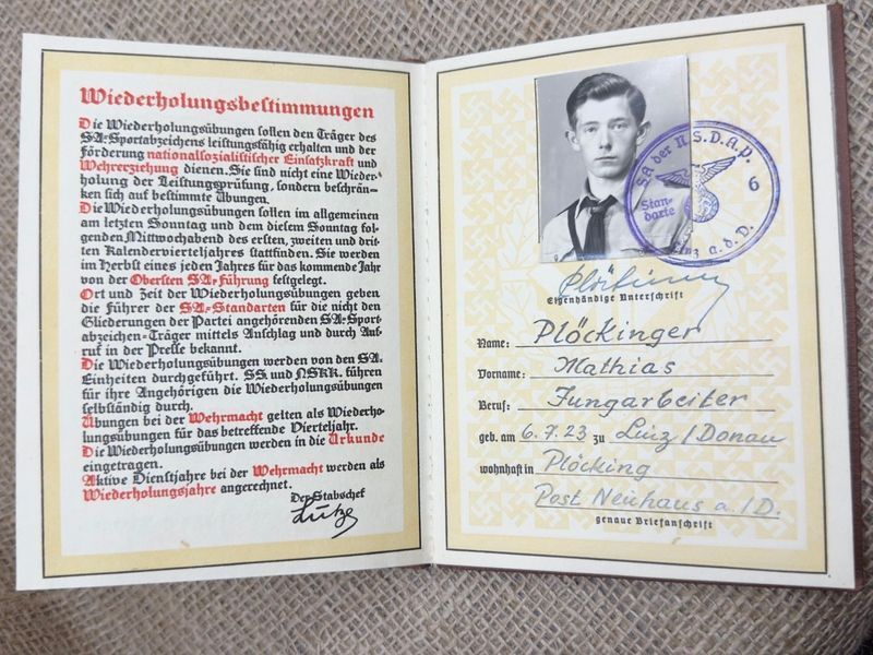 komplet SA bronze 1941