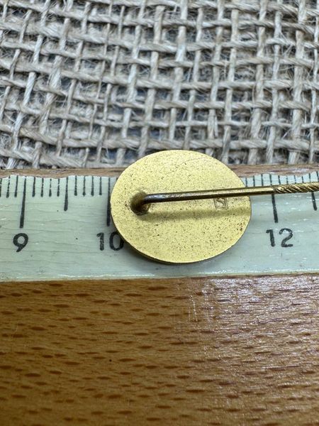mini Verwundetenabzeichens in Gold, hst L21 (Foerster & Barth), 16 mm, RARE