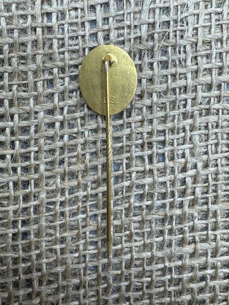 mini Verwundetenabzeichens in Gold, hst L21 (Foerster & Barth), 16 mm, RARE