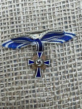 miniaturowy Krzyż Matki  brąz 3j klasy