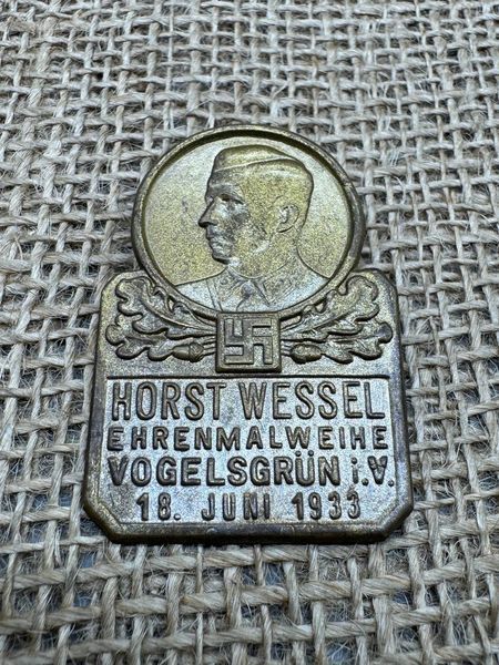 Abzeichen Horst Wessel 1933 Autor der hymne NSDAP