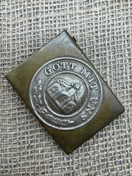 Belt buckle German Colonial RARE Gott mit Uns ww1