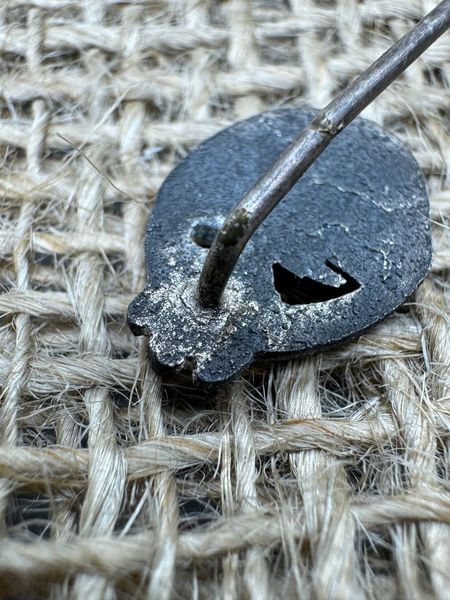 German Panzer Assault Badge (PAB) miniature stickpin,&nbsp;silver plated