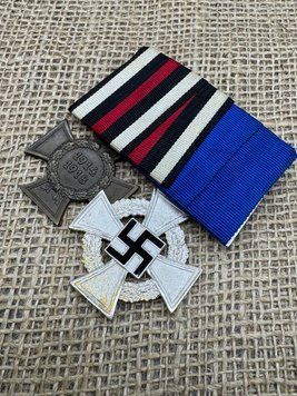 medal bar  Hindenburg  and 25-Year Service Cross