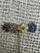 Miniature Medal stickpin set x4, loyal service cross for 40 years