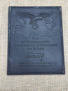 Plaque Luftwaffe