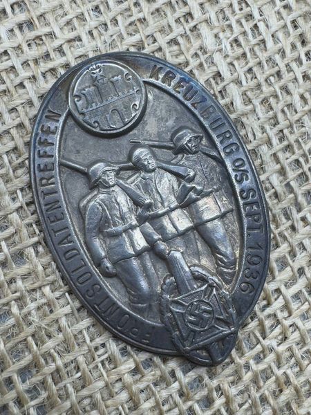 odznaka  Kreuzburg Oberschlesien Kluczbork 1936