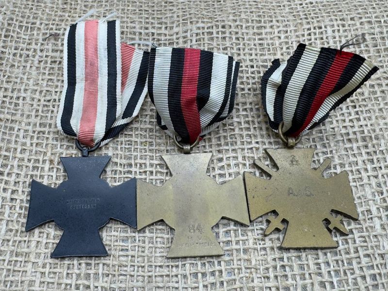 Total komplet x3 Hindenburg Kreuz 1914-1918
